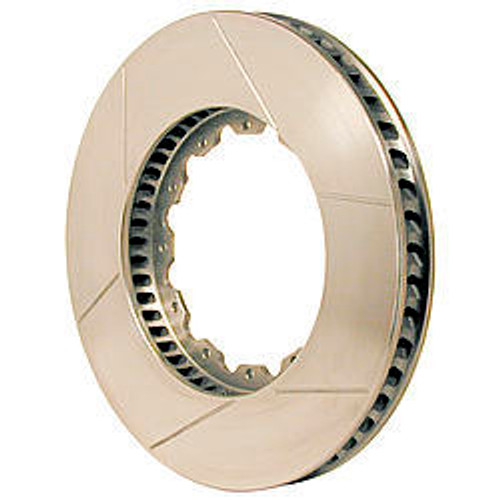 Brake Rotor - GT 48 - Passenger Side - Directional / Slotted - 12.880 in OD - 1.250 in Thick - 12 x 8.750 in Bolt Pattern - Iron - Natural - Each
