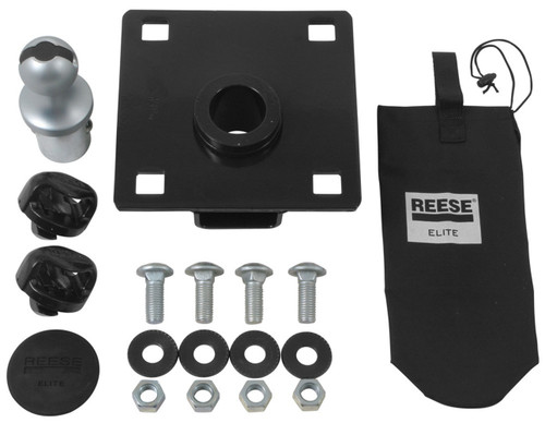 Gooseneck Hitch - Elite Series - 2-5/16 in Ball - 25000 lb Gross Weight - Steel - Black Powder Coat - Kit Gooseneck Hitch - Elite Series - 2-5/16 in Ball - 25000 lb Gross Weight - Steel - Black Powder Coat - Kit