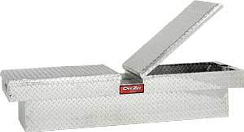 Truck Box - Red Label - Toolbox - Gull Wing Double Lid - 69.75 in Long - 20 in Wide - Aluminum - Diamond Plate - Universal - Each
