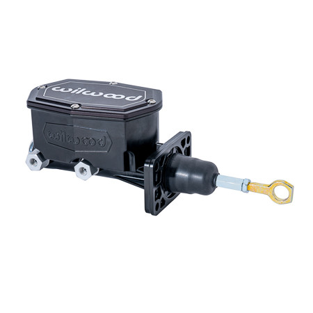 Master Cylinder - Compact Tandem - 1.00 in Bore - 1.100 in Stroke - Integral Reservoir - Aluminum - Polished - Mopar A-Body / B-Body / E-Body - Each