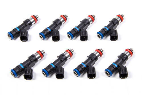 Fuel Injector - Precision Flow - 46 lb/hr - High Impedance - EV6 / USCAR Connector - LS2 Length - GM LS-Series - Set of 8
