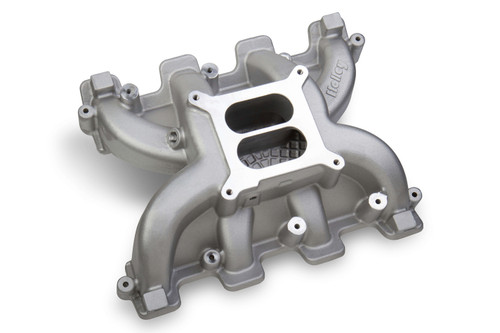 Intake Manifold - EFI - Square Bore - Single Plane - Rectangle Port - Aluminum - Natural - GM LS-Series - Each