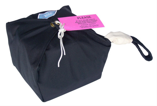 Drag Parachute - Pro Stock - Up to 200 MPH - Nylon Pack / Pilot Parachute - Black - Pro-Mod Size 30 - Each