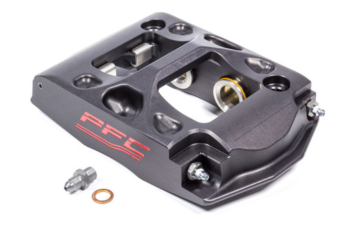 Brake Caliper - ZR24 - Passenger Side - Trailing - 4 Piston - Aluminum - Black Anodized - 12.716 in OD x 1.250 in Thick Rotor - 4.75 in Radial Mount - Each Brake Caliper - ZR24 - Passenger Side - Trailing - 4 Piston - Aluminum - Black Anodized - 12.716 in OD x 1.250 in Thick Rotor - 4.75 in Radial Mount - Each