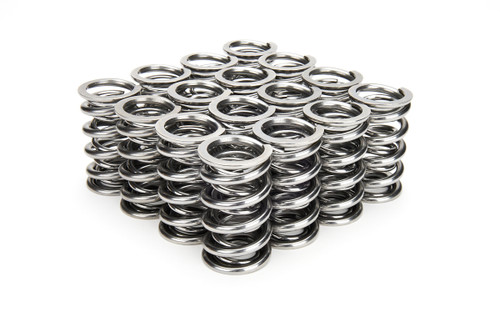 Valve Spring - NexTek - Dual Spring - 533 lb/in Spring Rate - 1.200 in Coil Bind - 1.560 in OD - Polished - Set of 16