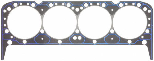 Cylinder Head Gasket - 4.200 in Bore - 0.041 in Compression Thickness - Steel Core Laminate - Small Block Chevy - Set of 10