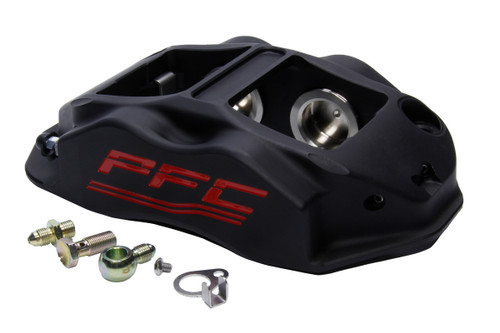Brake Caliper - ZR94 - Passenger Side - Leading - 4 Piston - Aluminum - Black Anodized - 12.716 in OD x 1.250 in Thick Rotor - 7.00 in Radial Mount - Each Brake Caliper - ZR94 - Passenger Side - Leading - 4 Piston - Aluminum - Black Anodized - 12.716 in OD x 1.250 in Thick Rotor - 7.00 in Radial Mount - Each