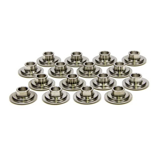 Valve Spring Retainer - 500 Series - 10 Degree - 1.090 in / 0.695 in OD Steps - Dual Spring - Titanium - Set of 16 Valve Spring Retainer - 500 Series - 10 Degree - 1.090 in / 0.695 in OD Steps - Dual Spring - Titanium - Set of 16