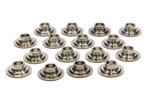 Valve Spring Retainer - 500 Series - 8 Degree - 1.080 in / 0.770 in OD Steps - Dual Spring - Titanium - Set of 16 Valve Spring Retainer - 500 Series - 8 Degree - 1.080 in / 0.770 in OD Steps - Dual Spring - Titanium - Set of 16