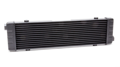 Fluid Cooler - ProLine SLM Series - 19.99 x 4.43 x 1.57 in - Plate Type - 22 mm x 1.50 Female Inlet / Outlet - Aluminum - Black Paint - Universal - Each