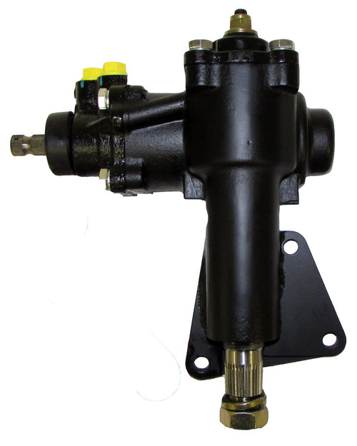 Steering Box - Power - Iron - Black Paint - Ford Car 1952-64 - Each