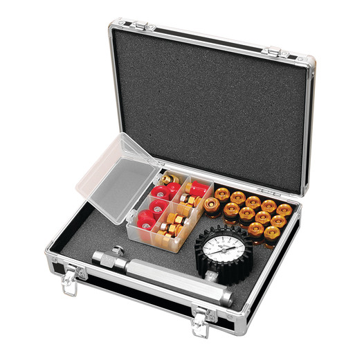 Tire Pressure Relief Valve - TIRELIEF - 3-40 psi - 6 Valves - 12 Wheel Adapters - Inflation Adapter - Setting Tool - Carry Case - Kit