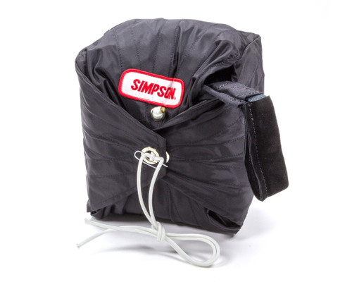 Drag Parachute - Air Boss - 8 ft - Up to 200 MPH - Nylon Parachute - Black - Each