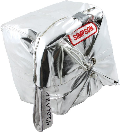 Drag Parachute - Cross Form - 12 ft - Handmade Cross Form Design - 200-300 MPH - Aluminized Pack / Pilot Parachute - Black - Each