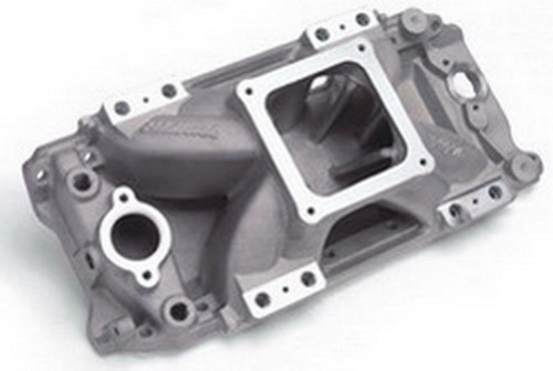 Intake Manifold - Super Victor BBC - Competition EFI Flange - Single Plane - Rectangle Port - Aluminum - Natural - Big Block Chevy - Each