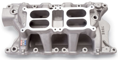 Intake Manifold - RPM Air-Gap 351W - Square Bore - Dual Quad - Aluminum - Natural - Small Block Ford - Each