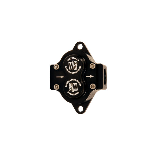 Fuel Pump - Combo - Hex Driven - 0.350 Gear Set - In-Line - 8 AN Female Inlet - 8 AN Female Outlet - Aluminum - Black Anodized - Alcohol / Gas - Each