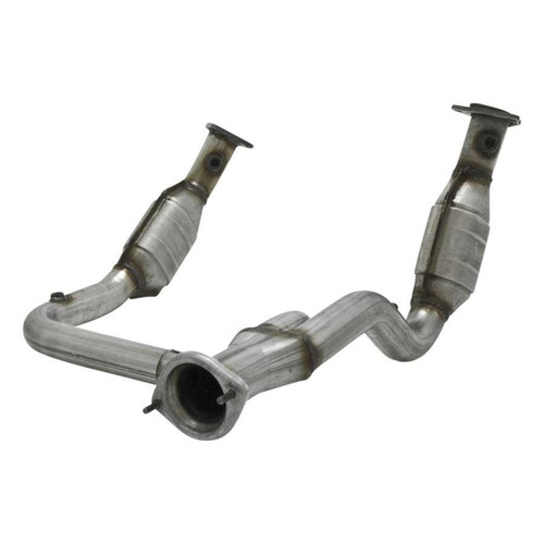 Catalytic Converter - 49 State Direct Fit - Stainless - Natural - GM LS-Series - GM Fullsize SUV / Truck 2007-08 - Kit