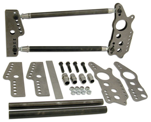 Four Link Kit - Magnum Series - Weld-On - Brackets / Hardware Included - Steel / Chromoly - Natural - 3 in Axle Tubes - Kit Four Link Kit - Magnum Series - Weld-On - Brackets / Hardware Included - Steel / Chromoly - Natural - 3 in Axle Tubes - Kit