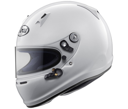 Helmet - SK-6 - Closed Face - Snell K2020 - Head and Neck Support Ready - White - Medium - Each