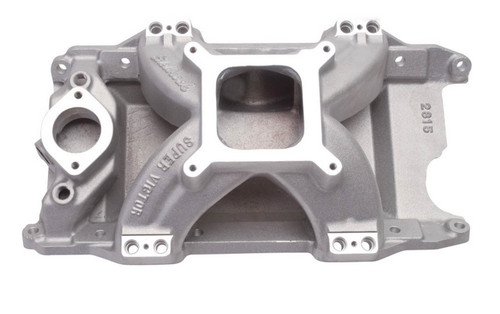 Intake Manifold - Super Victor S/B Chrysler - Competition EFI Flange - Single Plane - Aluminum - Natural - Small Block Mopar - Each