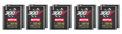 Motor Oil - 300V Competition - 5W50 - Synthetic - 2 L Bottle - Set of 10