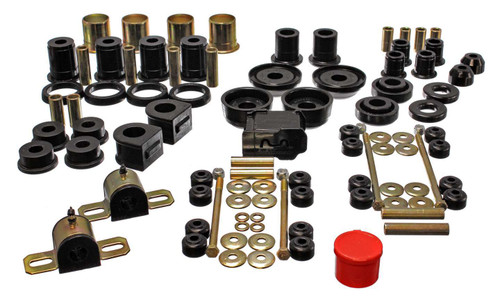 Bushing Kit - Hyper-Flex System - Suspension Bushings - Boots / Links - Polyurethane - Black - GM F-Body 1993-2002 - Kit