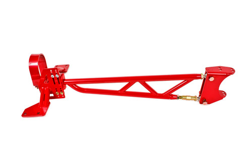 Torque Arm - Tubular - Adjustable - Polyurethane Bushing - Tunnel Mounted - Drive Shaft Loop - Steel - Red Powder Coat - GM F-Body 1993-2002 - Kit