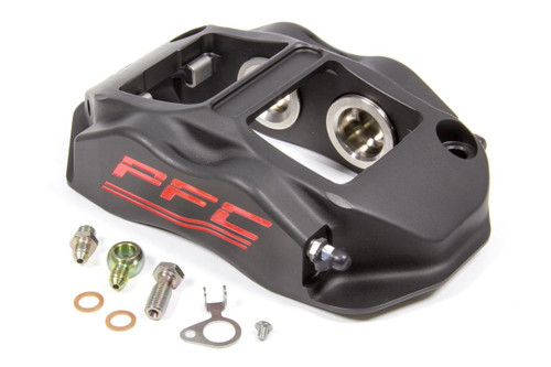 Brake Caliper - ZR94 - Passenger Side - Trailing - 4 Piston - Aluminum - Black Anodized - 12.716 in OD x 1.250 in Thick Rotor - 7.00 in Radial Mount - Each