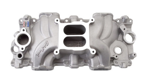 Intake Manifold - Performer RPM - Square Bore - Dual Plane - Aluminum - Natural - GM W-Series - Each