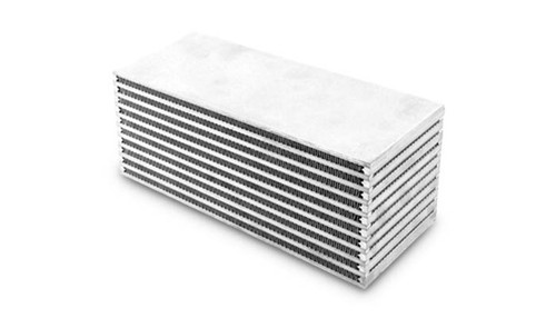 Intercooler Core - Horizontal Flow - 12 x 5 x 5 in Tall - Aluminum - Natural - Each