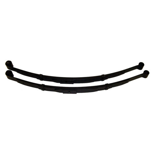 Leaf Spring - 2 in Lowering - Multi-Leaf - Steel - Black Paint - GM F-Body 1967-69 - Pair