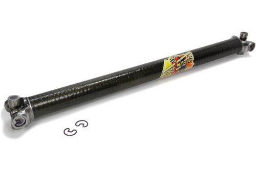 Drive Shaft - 33 in Long - 2-1/4 in OD - 1310 U-Joints - Steel Ends - Carbon Fiber - Universal - Each