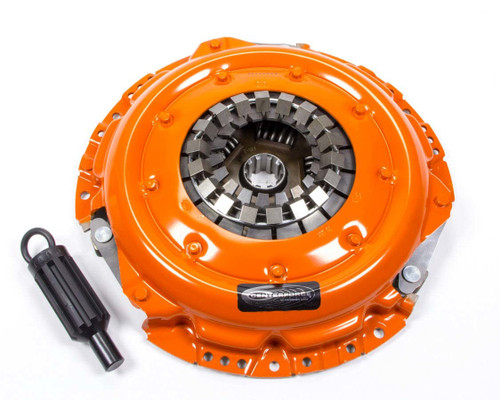 Clutch Kit - Dual Friction - Single Disc - 11 in Diameter - 1-3/8 in x 10 Spline - Sprung Hub - Organic / Carbon - Ford - Kit