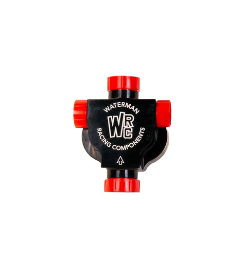 Fuel Pump - 200 Mini Sprint - Hex Driven - 0.200 Gear Set - In-Line - Reverse Rotation - 8 AN Female Inlet - 8 AN Female Outlet - Aluminum - Black Anodized - Gas / Methanol / E85 - Each