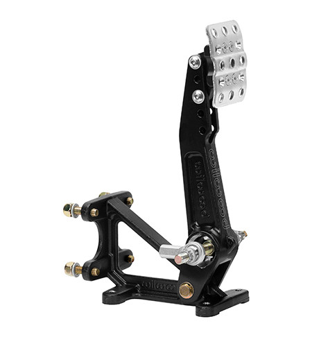 Pedal Assembly - Tru-Bar - Brake - 5.25-6 to 1 Ratio - 8.66-9.88 in Long - Forward Floor Mount - Aluminum - Black Paint - Universal - Each