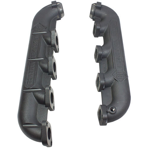 Exhaust Manifold - Full Bore - Ductile Iron - EGR Port - Ford PowerStroke - Ford Fullsize Truck 2003-07 - Pair