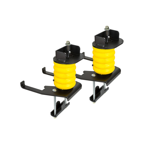 Bump Stop - SumoSprings - Rear - Brackets / Hardware Included - Polyurethane - Yellow - 2800 lb Capacity - Super Duty - Ford Fullsize Truck 1999-2016 - Pair