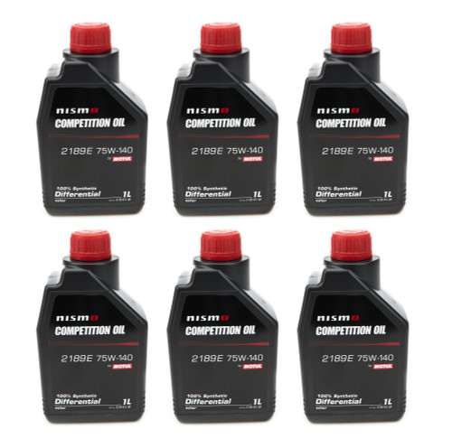 Gear Oil - Nismo Competition - 75W140 - Synthetic - 1 L Bottle - Set of 6
