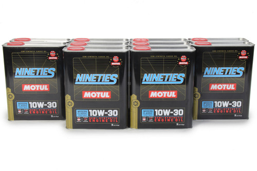 Motor Oil - Classic Nineties - 10W30 - Semi-Synthetic - 2 L Can - Set of 10