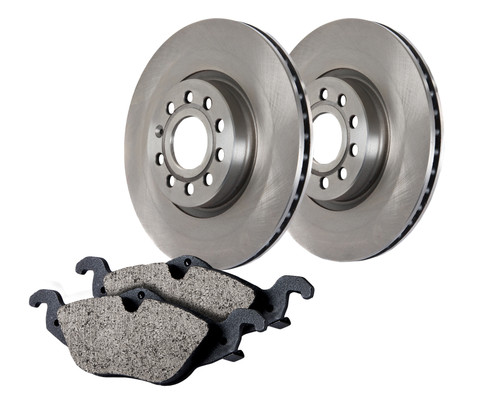 Brake Rotor and Pad Kit - Premium - Semi-Metallic Pads - Iron - Natural - Ford Midsize SUV 2005-05 - Kit Brake Rotor and Pad Kit - Premium - Semi-Metallic Pads - Iron - Natural - Ford Midsize SUV 2005-05 - Kit