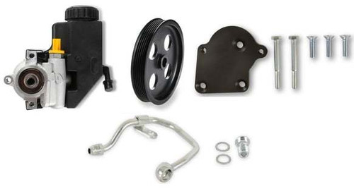Power Steering Pump - GM Type 2 - Low Pressure - Integral Reservoir - Aluminum - Natural - Mopar Gen III Hemi - Each Power Steering Pump - GM Type 2 - Low Pressure - Integral Reservoir - Aluminum - Natural - Mopar Gen III Hemi - Each