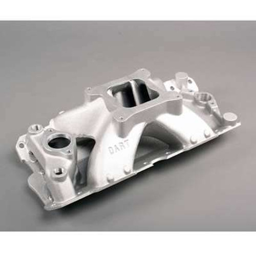 Intake Manifold - Square Bore - Single Plane - Aluminum - Natural - Standard Deck - Small Block Chevy - Each Intake Manifold - Square Bore - Single Plane - Aluminum - Natural - Standard Deck - Small Block Chevy - Each