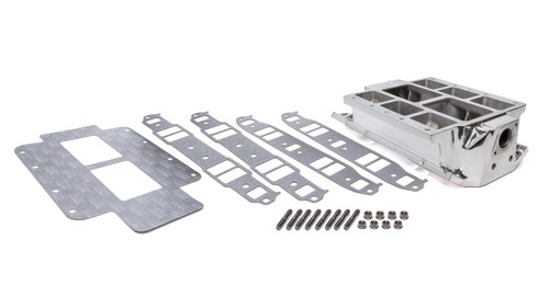 Intake Manifold - Supercharger Base - Aluminum - Polished - Small Block Chevy - Each