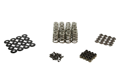 Valve Spring Kit - Conical Spring - 519 lb/in Spring Rate - 1.175 in Coil Bind - 1.332 in OD - Steel Retainer - GM LT/LS-Series - Kit