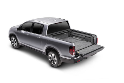 Bed Mat - BedRug Classic Bed Mat - Padded - Hook and Loop Fastener - Composite - Gray - No Liner / Spray-On Liner - 5 ft 4 in Bed - Fleetside / Styleside - Honda Ridgeline 2017-21 - Kit