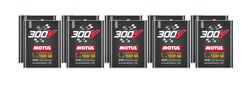 Motor Oil - 300V Competition - 15W50 - Synthetic - 2 L Bottle - Set of 10