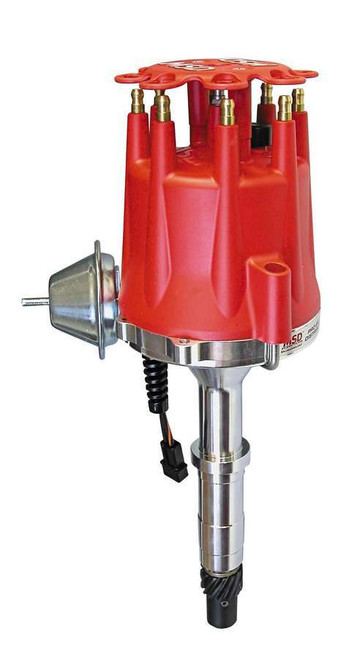 Distributor - Pro-Billet - Magnetic Trigger - Vacuum Advance - HEI Style Terminal - Red - AMC V8 - Each