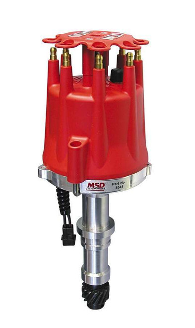 Distributor - Pro-Billet - Magnetic Pickup - Mechanical Advance - HEI Style Terminal - Red - Small Block Buick - Each