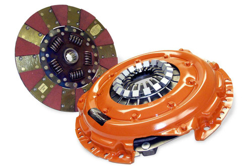 Clutch Kit - Dual Friction - Single Disc - 11 in Diameter - 1-1/16 in x 10 Spline - Sprung Hub - Organic / Carbon - Ford Modular - Ford Mustang 2005-10 - Kit